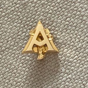 Alpha Gamma Delta Sorority Pin Plain Badge